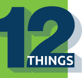 green square with '12 things'