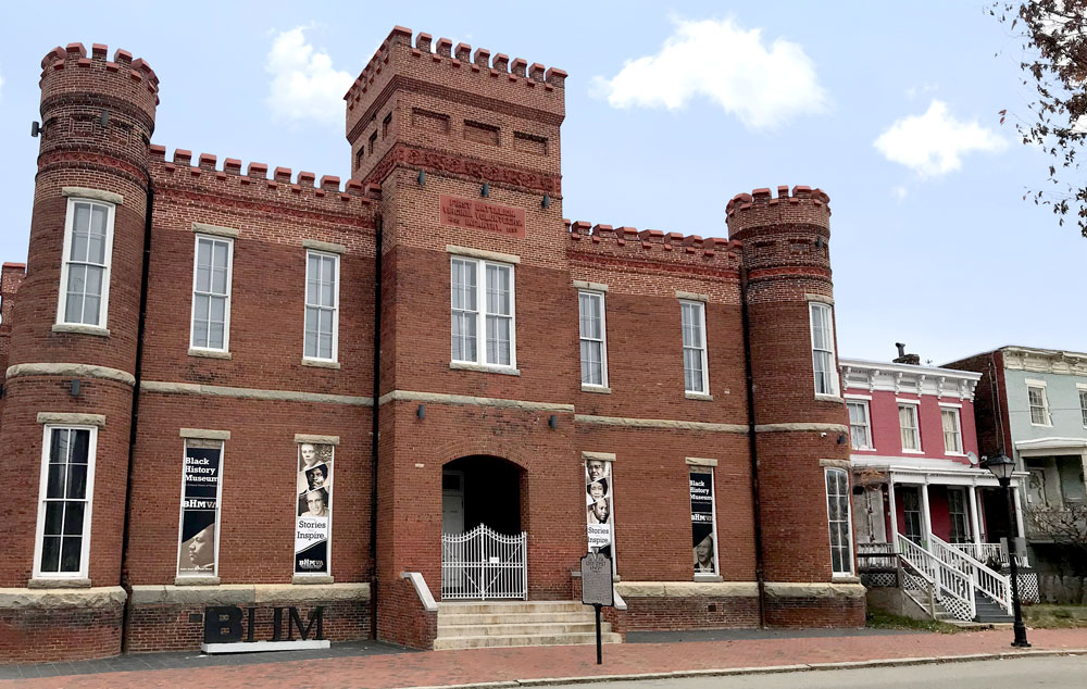 Black History Museum & Cultural Center of Virginia, exterior street view of building