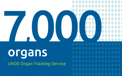 7,000 organs tracked with UNOS Organ Tracking Service