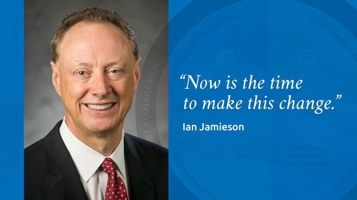 Ian Jamieson, "Now is the time to make this change."