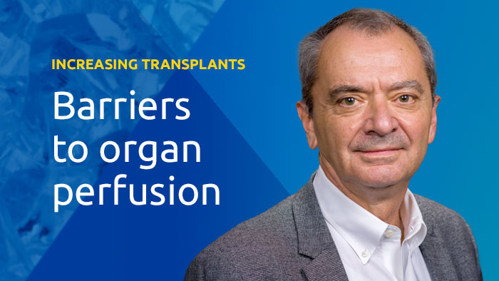 UNOS Chief Medical Officer David Klassen, M.D. discusses barriers to organ perfusion