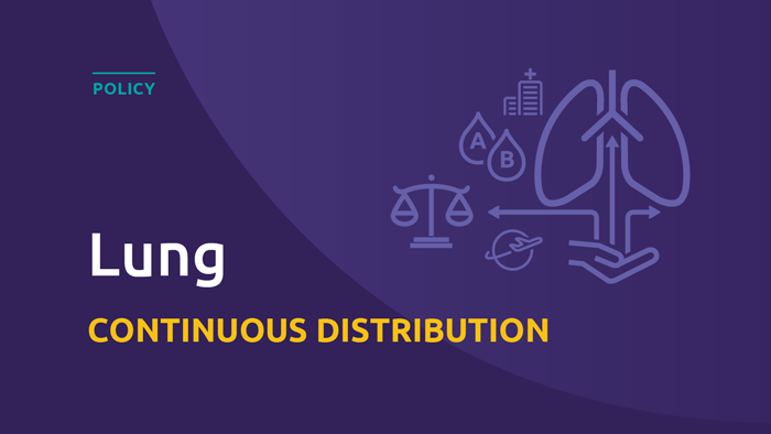 Policy: Lung Continuous Distribution