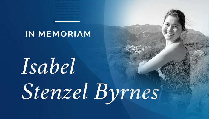In Memoriam – Isabel Stenzel Byrnes