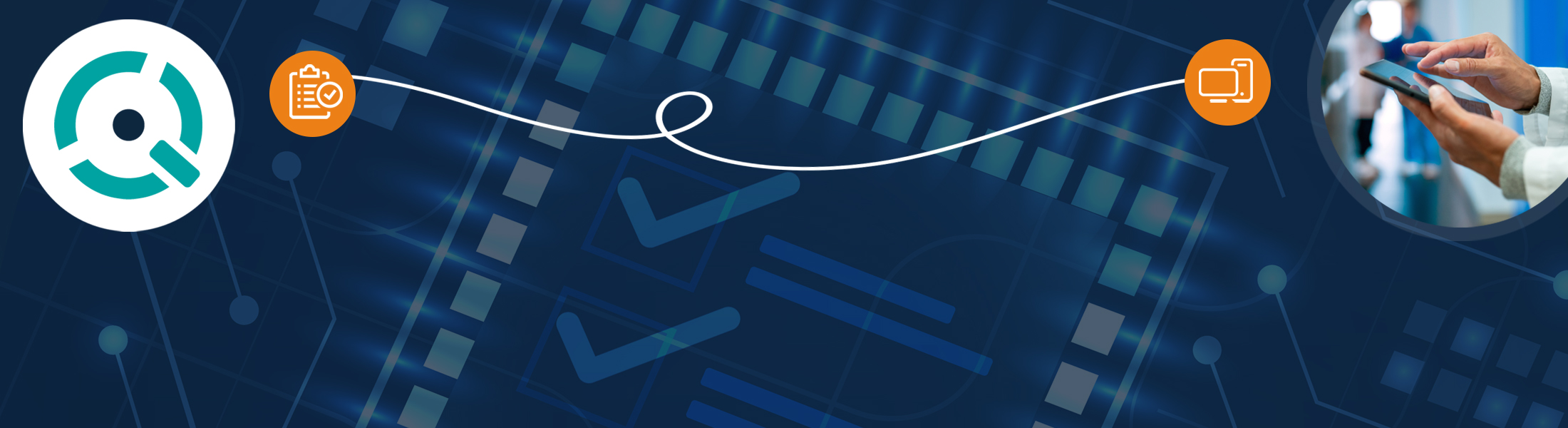 Collage of illustrative images of data from the UNOS Predictive Analytics tool alongside a doctor talking with woman, and a hand resting on a blanket while getting dialysis