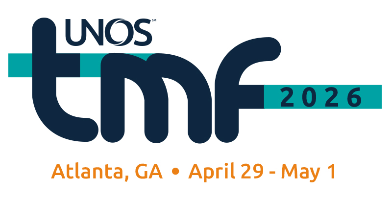 UNOS TMF 2026 Banner