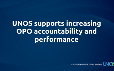 UNOS statement on the 2023 OPO Public Performance Report  by CMS