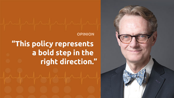 'This policy represents a bold step in the right direction.' Terry Box, M.D., liver recipient