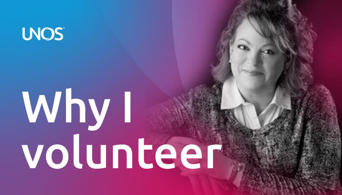 Why I volunteer: Colleen Reed, Ph.D., liver recipient