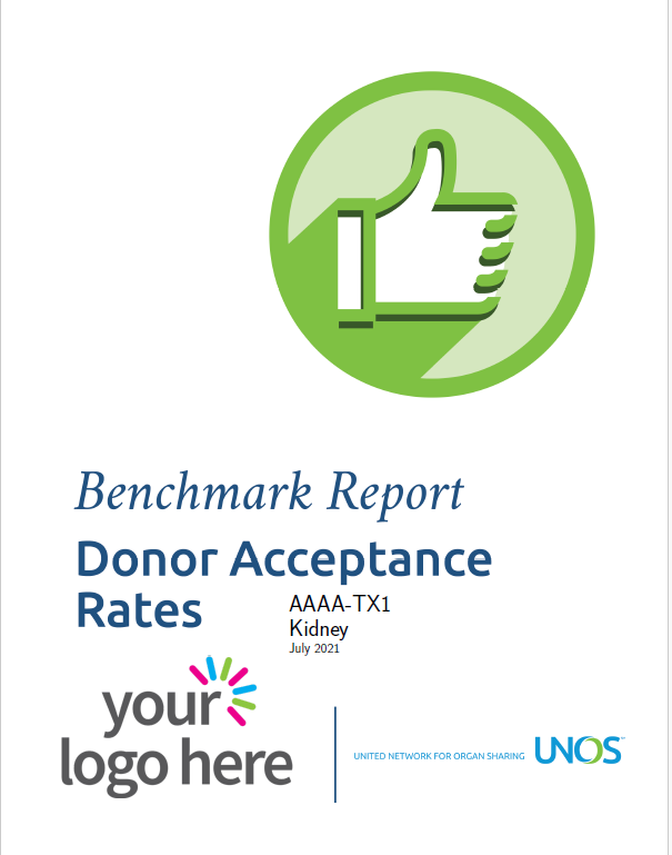 Benchmark customized report example