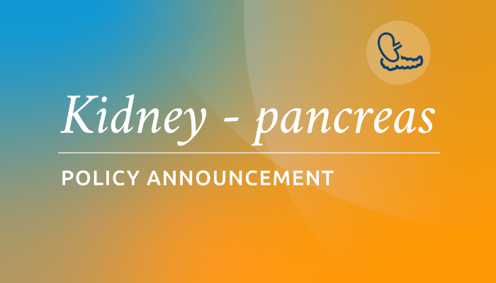 Kidney and pancreas allocation changes postponed