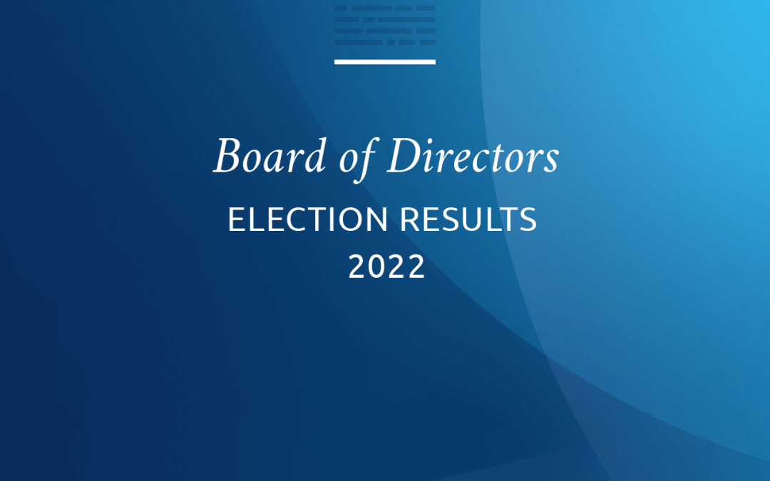 New board members elected 2022