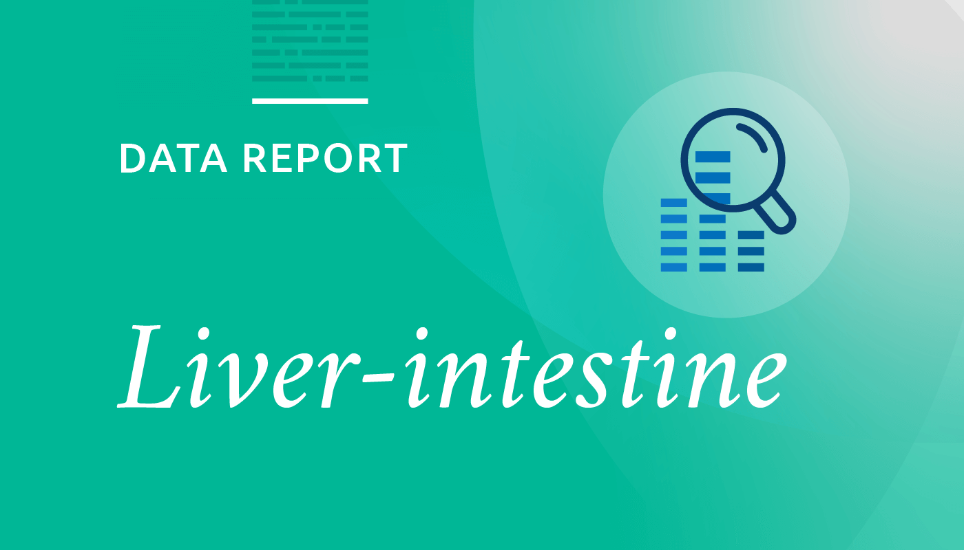 Data report for liver and intestine