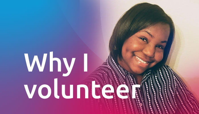 Why I volunteer: Precious McCowan