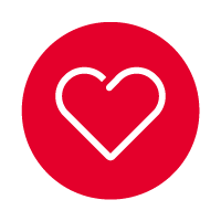 icon-heart-200x200x red circle with line icon of heart