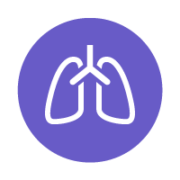 icon-lung-200x200x purple circle with line icon of lungs