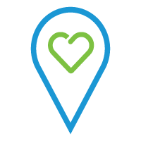 icon-wayfinding-organ-tracking Wayfinding icon with heart inside