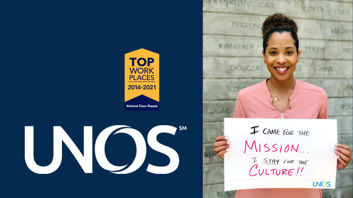 UNOS named top workplace for 8th consecutive year by Richmond Times-Dispatch