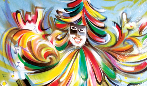 Happy the Artist exhibits at UNOS Gallery - September 2016