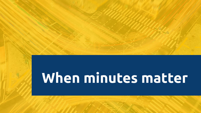 When minutes matter